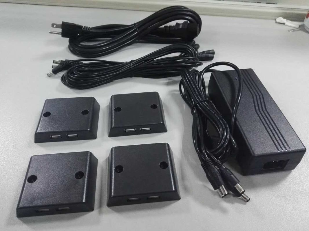 2 haven USB die Machtsadapter de laden, Multifunctionele USB-Laders Draagbare Oppervlakte zet op