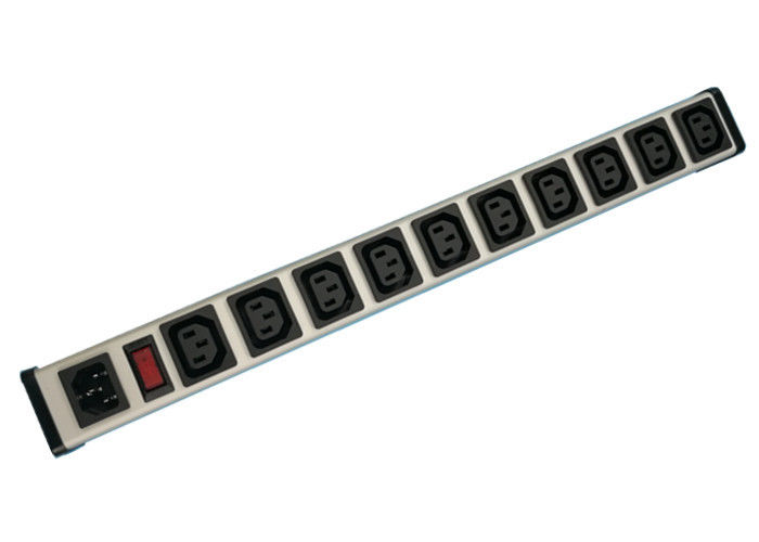 Slimme de Strookbar van de 10 Contactdoosmacht voor Netwerkkabinet, Veelvoudige Elektro de Distributieeenheid van de Afzetpdu Macht