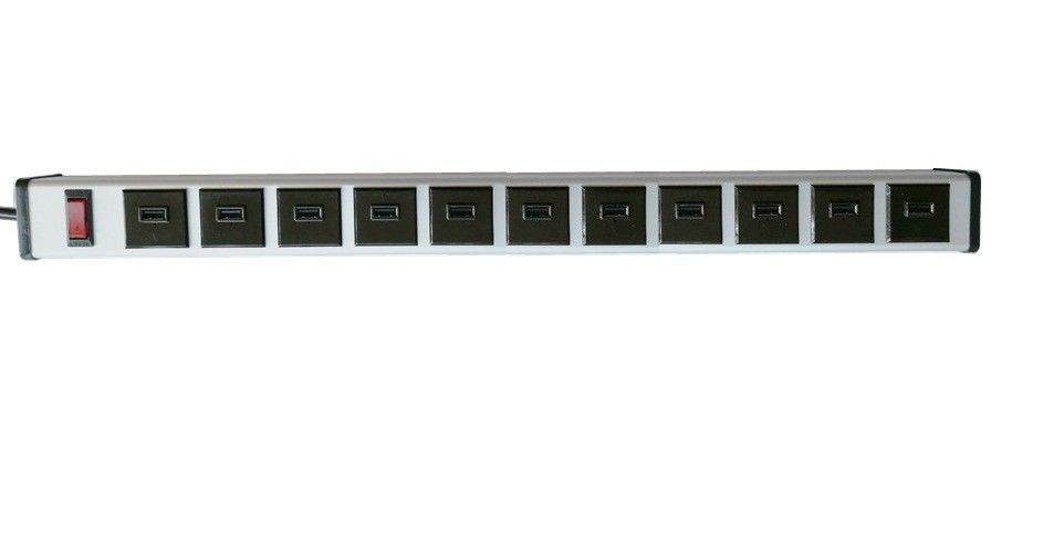 De veelvoudige Strook van de 11 USB-poortmacht met Schommelingsbescherming voor Huis/Commercieel Gebruik